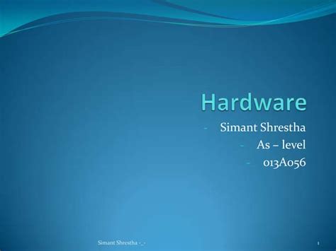 Image result for Computer Hardware Devices as Level