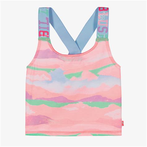 Billieblush - Girls Pink Rainbow T-Shirt | Childrensalon