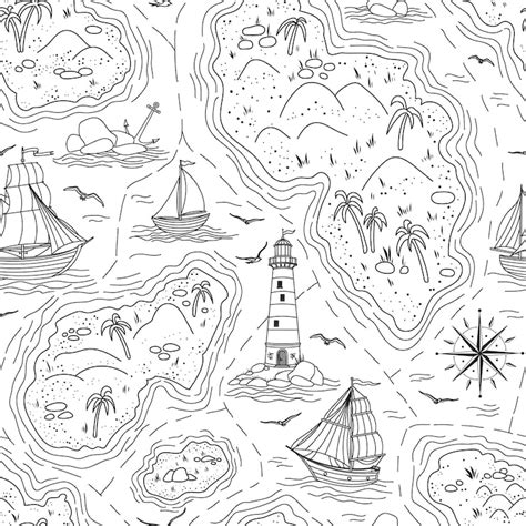 Island map drawing Vectors - Download Free High-Quality Vectors from ...