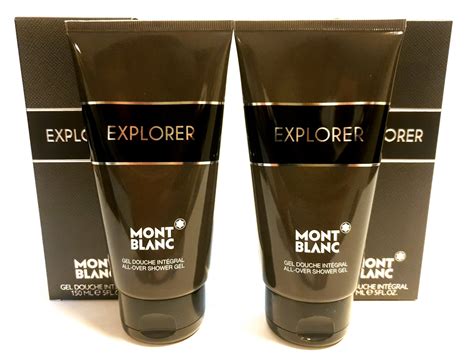 2x Mont Blanc Explorer Mens Shower Gel Body Wash 150ml