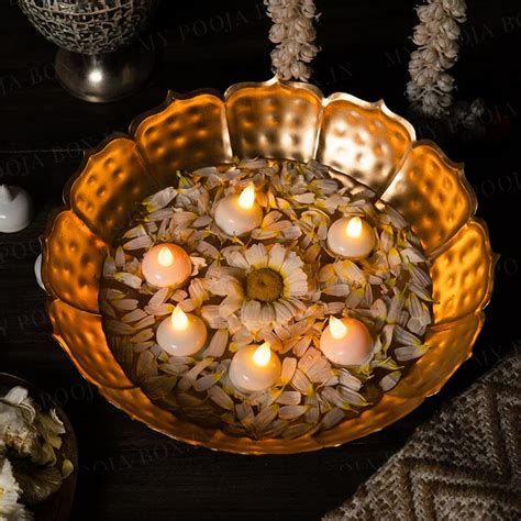 Buy LED Water Sensor Floating Tea Light Candles Online in India ...