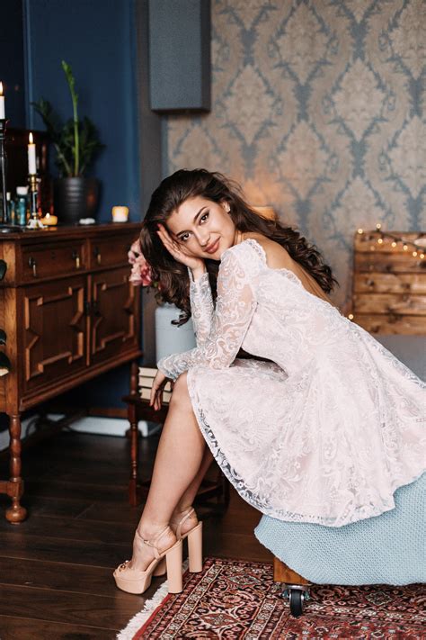 READY TO SHIP A-line Backless Short Boho Wedding Dress With Rose Color Underlay and Long Sleeves ...