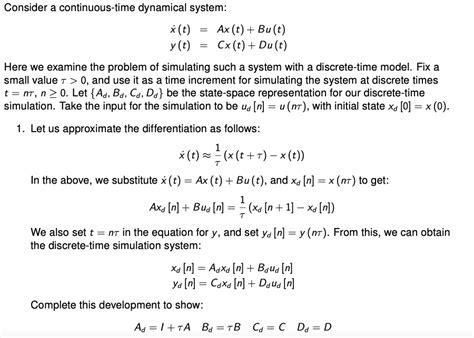 Image result for Continuous-Time Dynamical Systems Examples