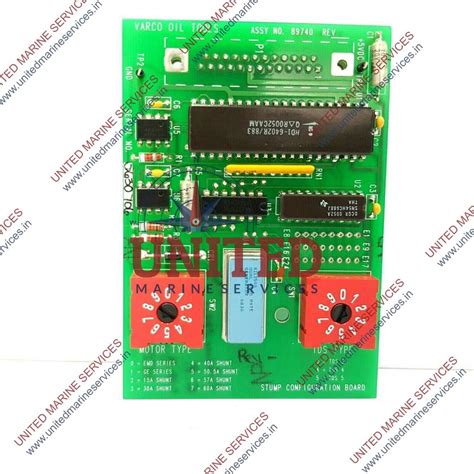 VARCO OIL TOOLS ASSY NO 89740 REV A STUMP CONFIGURATION BOARD | United ...