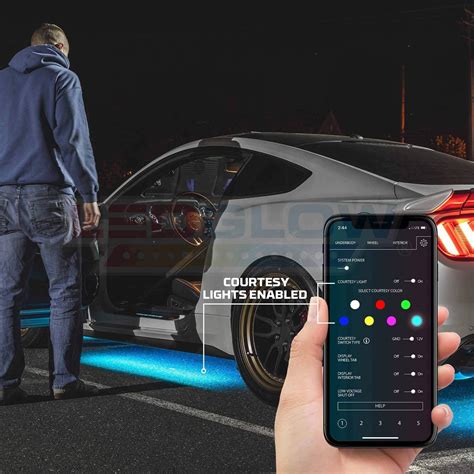 LEDGlow 4pc Bluetooth Million Color LED Underbody Underglow & 6pc ...