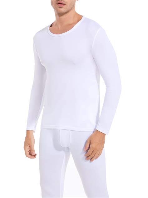 ANYFIT WEAR Thermal Underwear Set for Men Long Johns Ultra Soft Top and ...