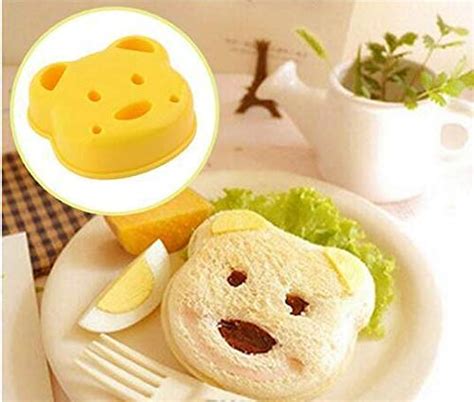 Party-Hut Bear Shape Bread/Sandwich Cutter for Kids Pack of 1 : Amazon ...