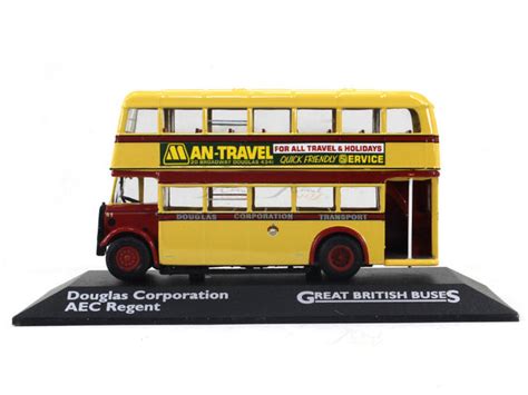 1958 AEC Regent Douglas Corporation 1:76 Atlas diecast scale model bus ...