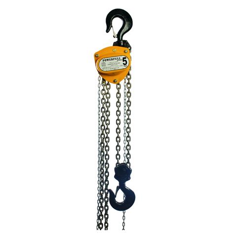 Bemco CPBSPS5T3M Heavy Duty Chain Pulley Block Super P Series 5Ton ...