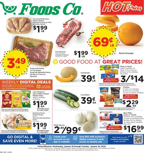Foods Co. Ad Circular - 01/18 - 01/24/2023 | Rabato