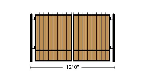 Image result for Single 12 Gate with Columns