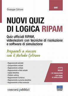 ripam test nuovi quiz di logica concorsi ripam libro di carta ripam test nuovi quiz di logica concorsi ripam libro di carta