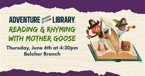 Reading and Rhyming with Mother Goose at the Belcher Branch, Shreve ...