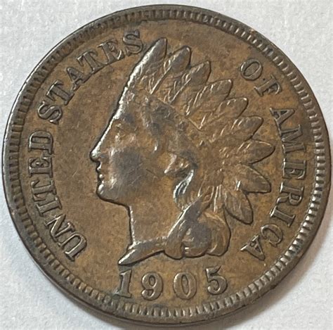 HIGH GRADE 1905 Indian Head Cent w/Full LIBERTY | Property Room