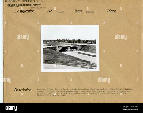 DC - Camp Springs Military Highway grade separation and interchange ...