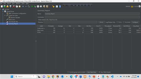 Volume Testing JMeter 的图像结果