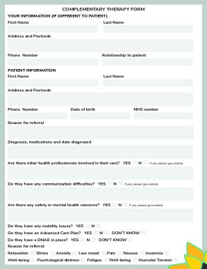 Image result for Download Complementary Therapy Plan PDF