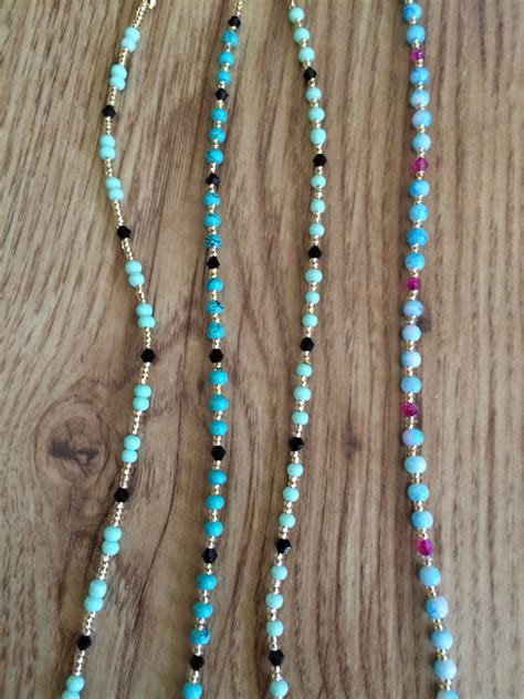 Glass Bead Anklet Tutorial 的图像结果