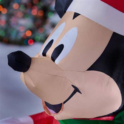 Buy 5 ft Mickey and Minnie Sledding Holiday Inflatable Online at Lowest ...