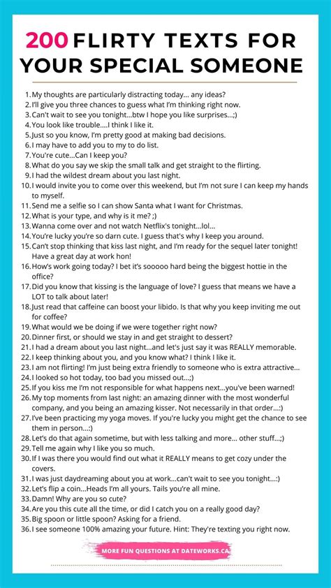 Flirty Texts: 200 Cute Messages To Send Him (or Her)