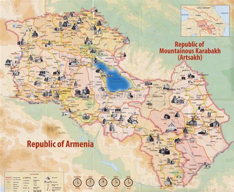 General info and Map of Armenia ARARAT TRAVEL
