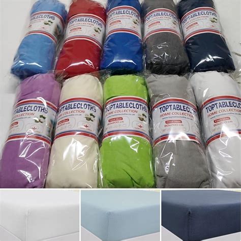 Jersey Fitted Sheets - 100% Finest Cotton- soft - Non-Iron - Wrinkle ...