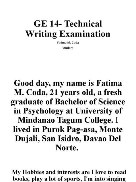 Image result for GE Study Guide Writing