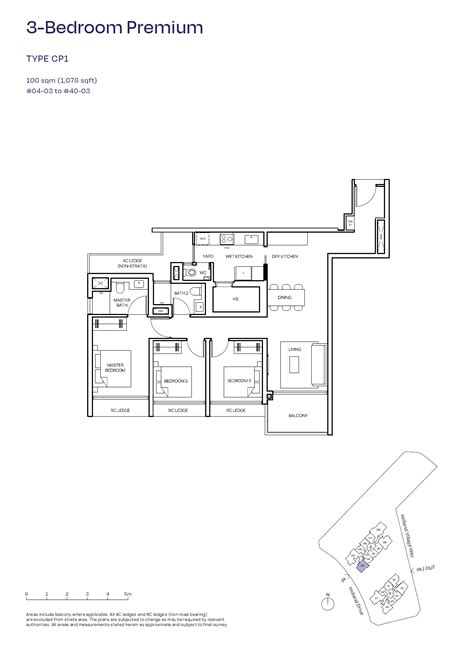 Skye at Holland Floor Plan - 3 Bedroom Premium - CP1 ...