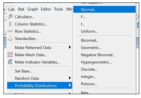 Normal Probability Distribution Example 的图像结果
