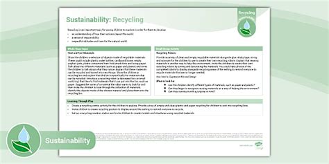 Image result for Recycling EYFS