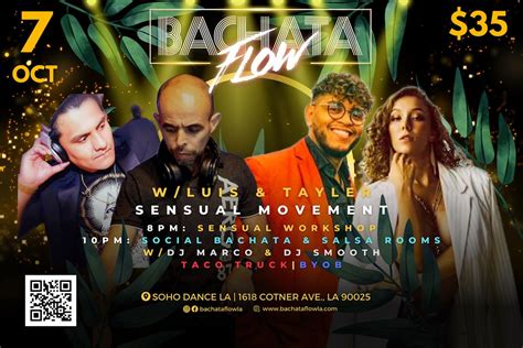 Bachata FLOW, Soho Dance LA, Los Angeles, 4 November to 5 November ...