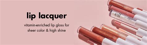 Buy e.l.f. Lip Lacquer, Nourishing, Non-Sticky Ultra-Shine Lip Gloss ...