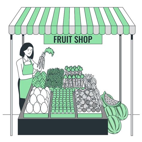 Fruit Shop Cartoon 的图像结果