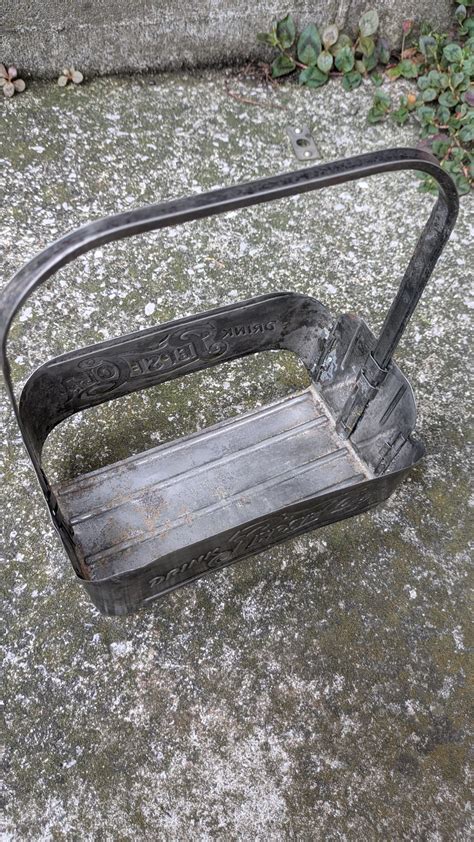 Vintage PEPSI-COLA BottleHolder AluminiumBasket Case ビンテージ ペプシ コーラ ボトル ...