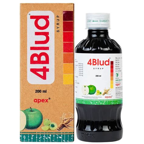 Buy Apex 4Blud Syrup, 200 ml | 19 Minutes Delivery | Apollo Pharmacy