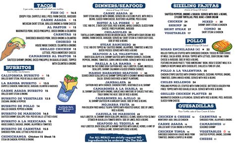 La Bamba Mexican Kitchen – Mexican Restaurant Two Locations on LBI ...