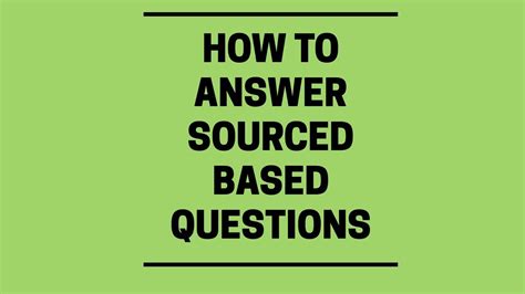 How to Answer History Source Based Questions 的图像结果
