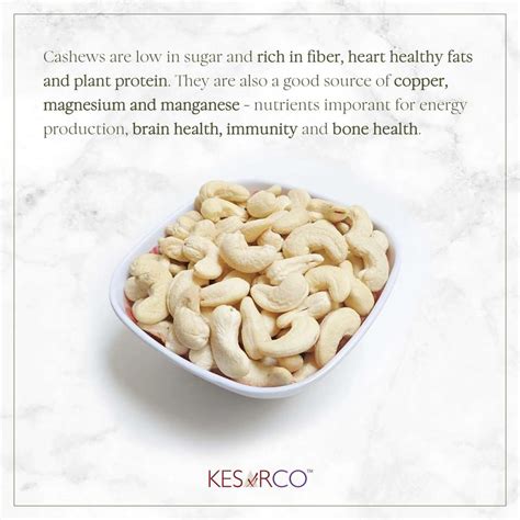 KESARCO 100% Natural Premium Whole Cashews , Kaju nuts, Gluten Free - 1 ...