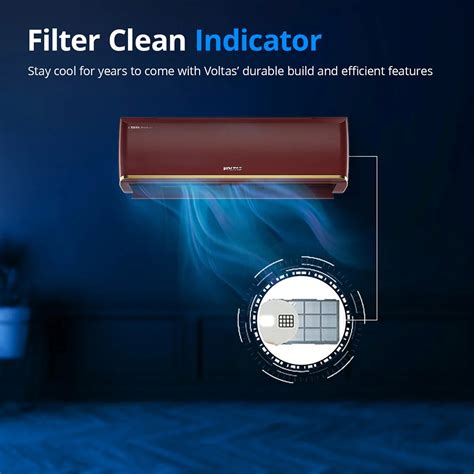 Voltas 183V Vertis Zen Deep Wine 1.5 Ton 3 Star Inverter Split AC – Ic