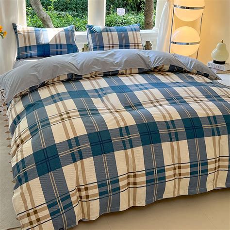 Specollect Clearance 3Pcs Quilt Set Queen-Friendly Brushed Quilt Cover ...