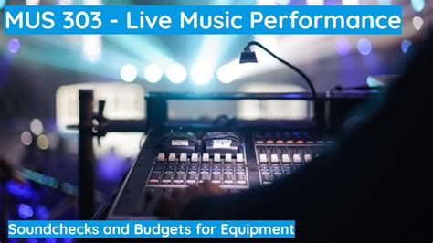 Image result for Live Sound Check