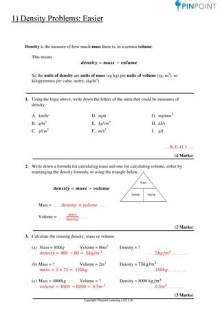 Finding Density Problems Examples 的图像结果