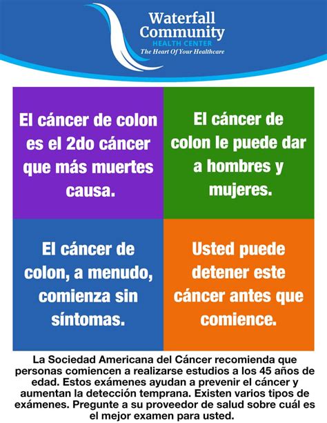 Colorectal Cancer Awareness - Waterfall Community Health Center