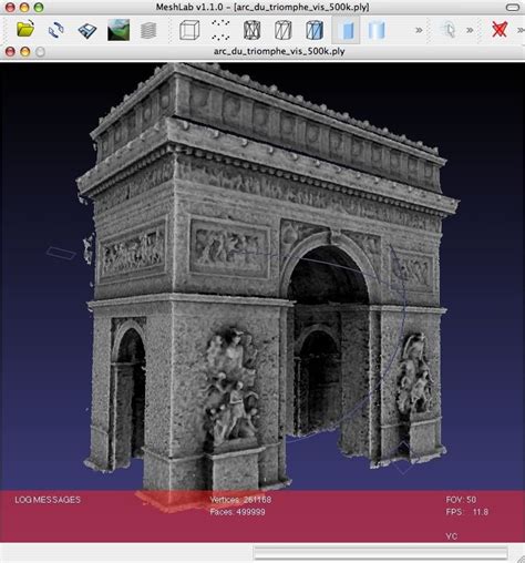 MeshLab Fill Hole 的图像结果