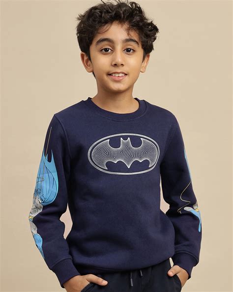 Batman Printed Regular Fit Sweatshirt For Boys – Kidsville