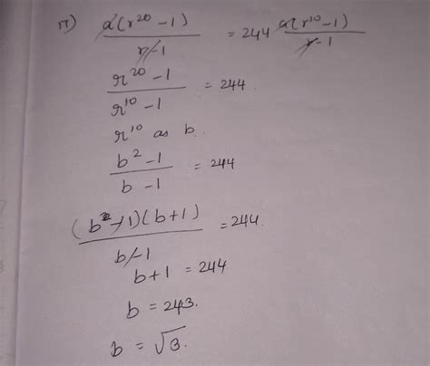 The sum of first 20 terms of a g.p is 1025 the sum of its first 10 ...