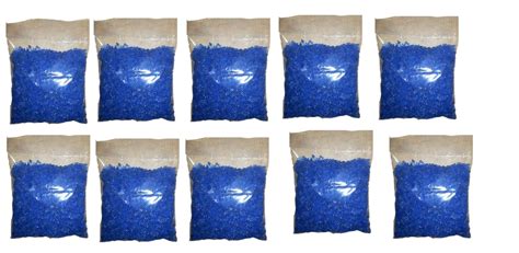KDeX Blue Silica Gel Pack of 1 Kg (Total 10 Kg) (Pack of 10 ...