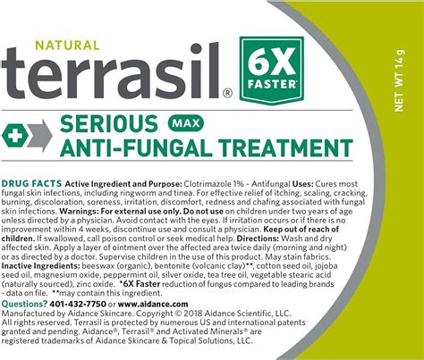 Buy Terrasil Antifungal Treatment Kit - 6X Faster Healing, Natural ...