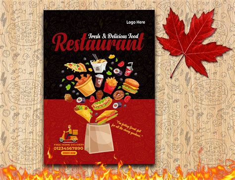 Food Menu Card Design 的图像结果