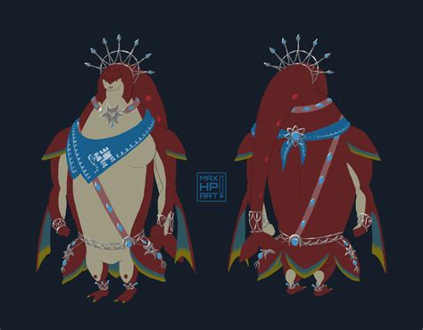 [BotW] Queen Mipha character design by me (Max HP Art) : r/zelda